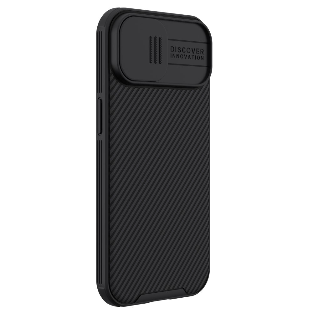 iPhone 15 Plus Skal med kameraskydd - CamShield, Svart