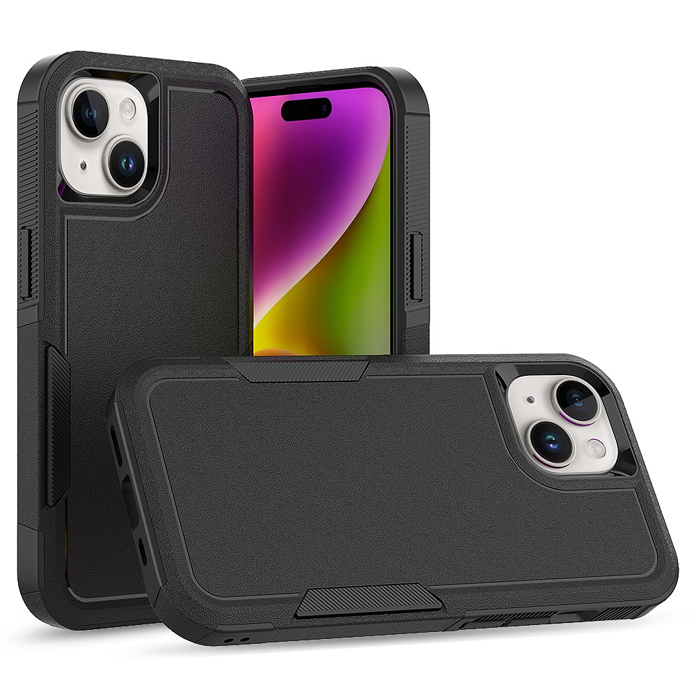iPhone 15 Hybrid-skal Off-road, Svart