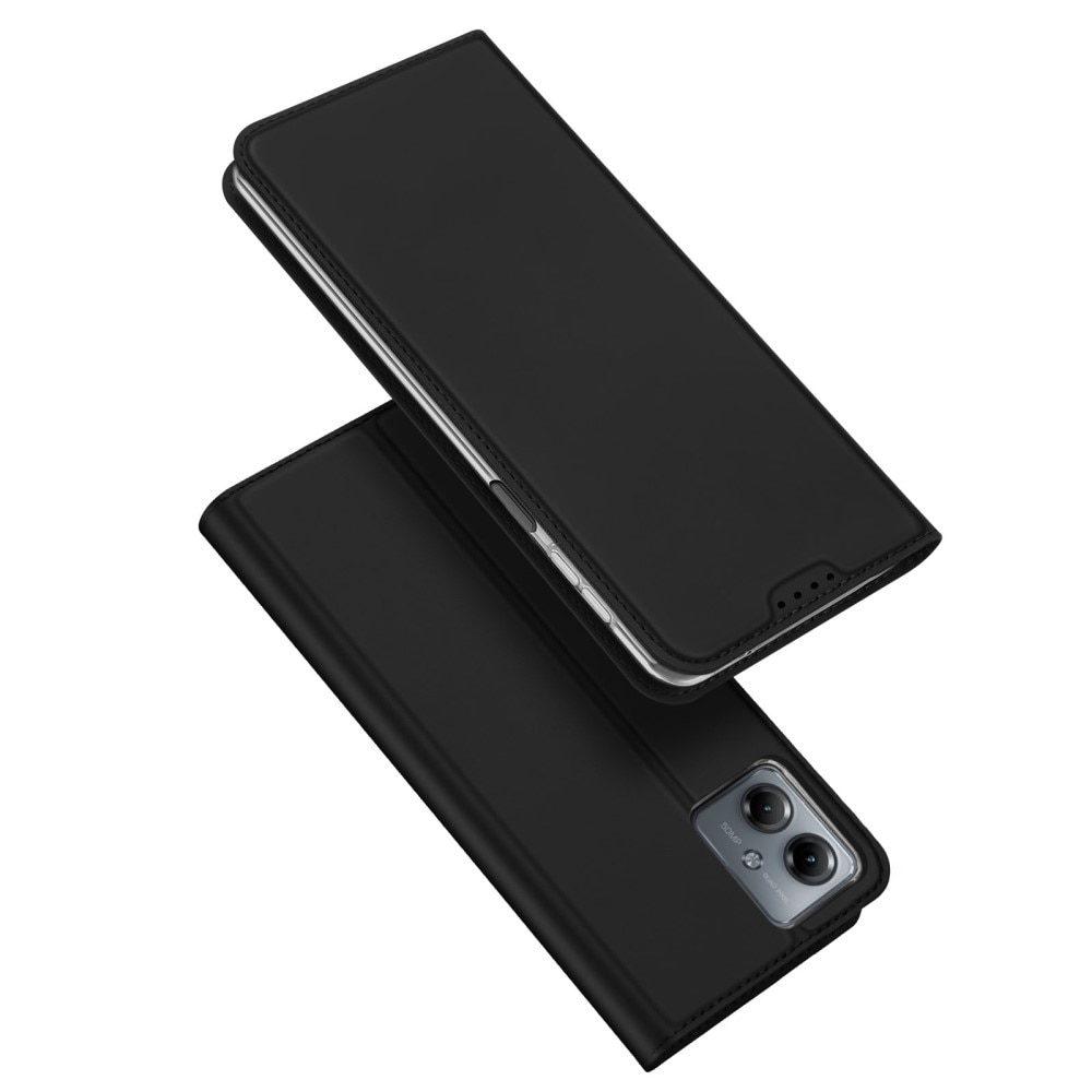 Motorola Moto G14 Slimmat mobilfodral, svart