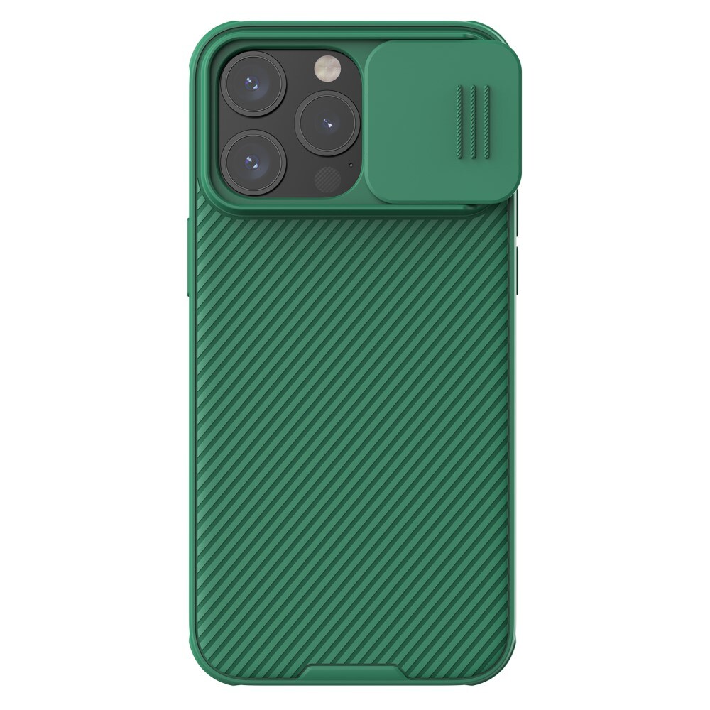 iPhone 15 Pro Max Skal med kameraskydd - CamShield, Grön