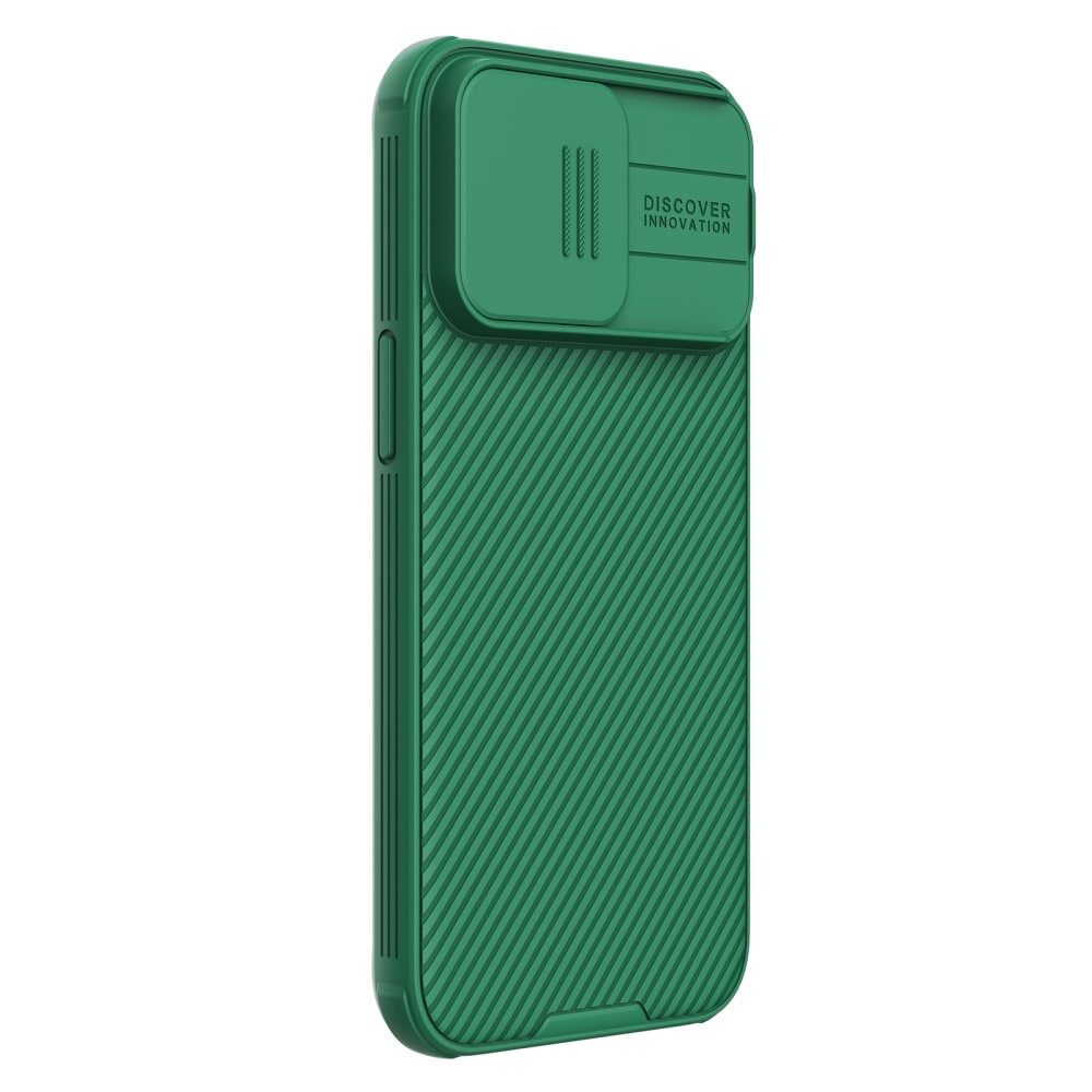 iPhone 15 Pro Max Skal med kameraskydd - CamShield, Grön