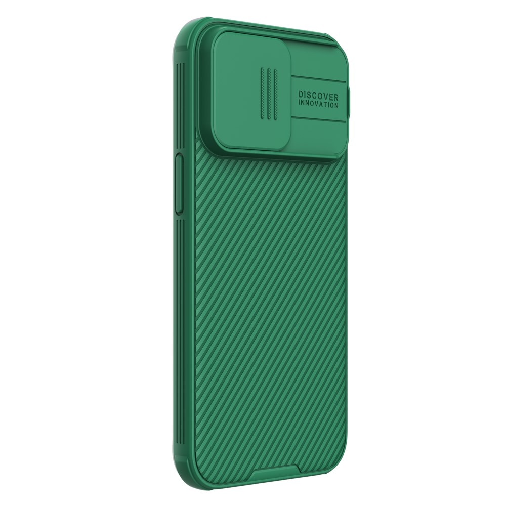 iPhone 15 Pro Skal med kameraskydd - CamShield, grön