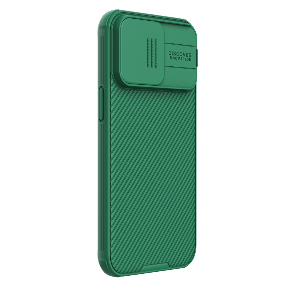 iPhone 15 Pro Skal med kameraskydd - CamShield, Grön