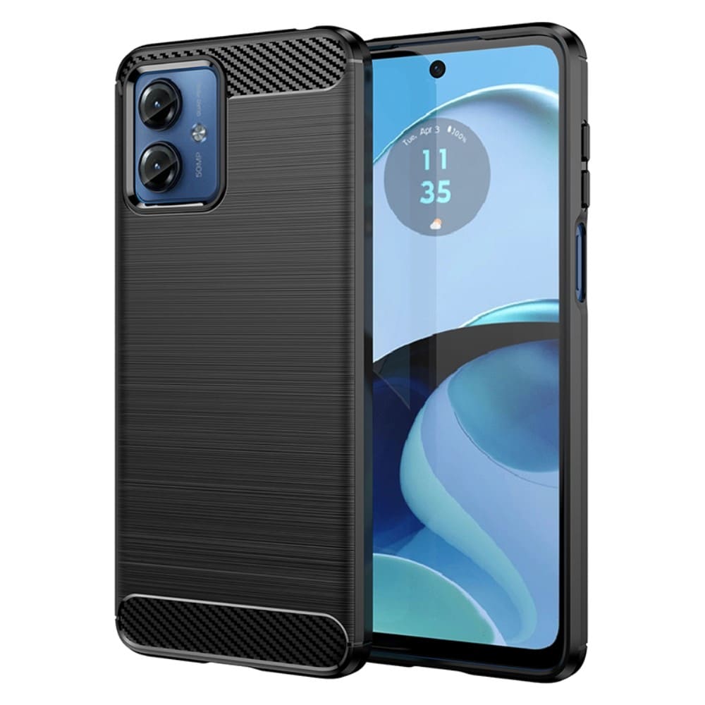 Motorola Moto G14 TPU-skal Brushed, Black