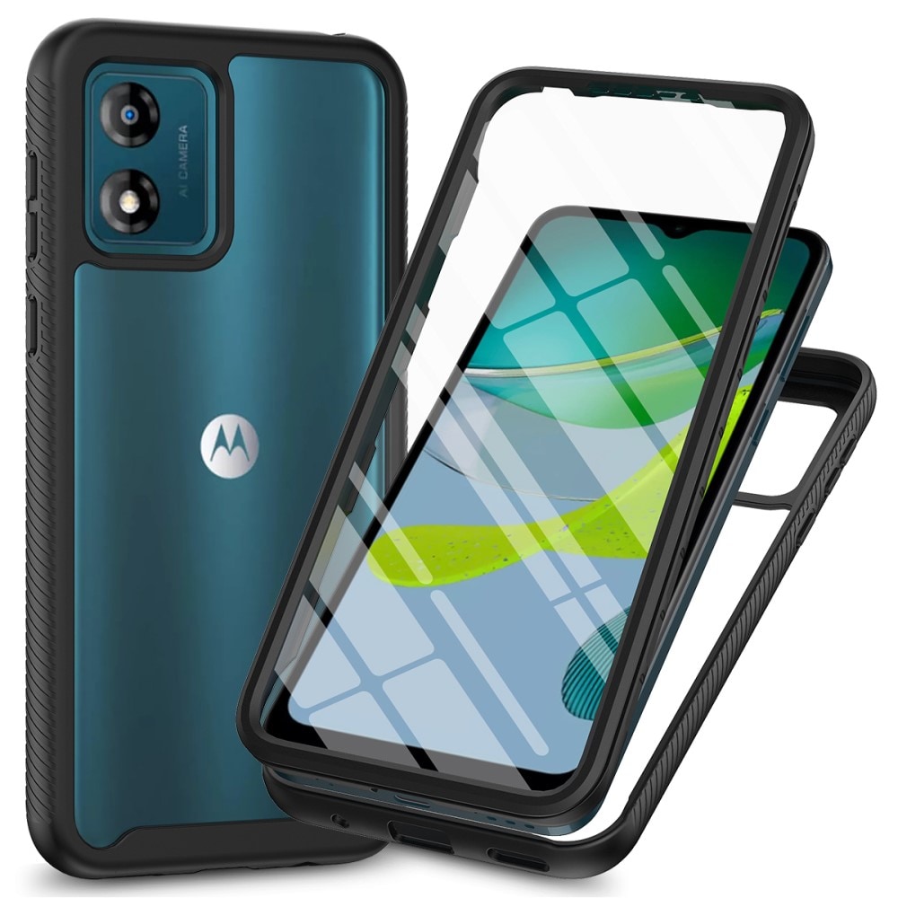 Motorola Moto E13 Mobilskal Full Protection, svart