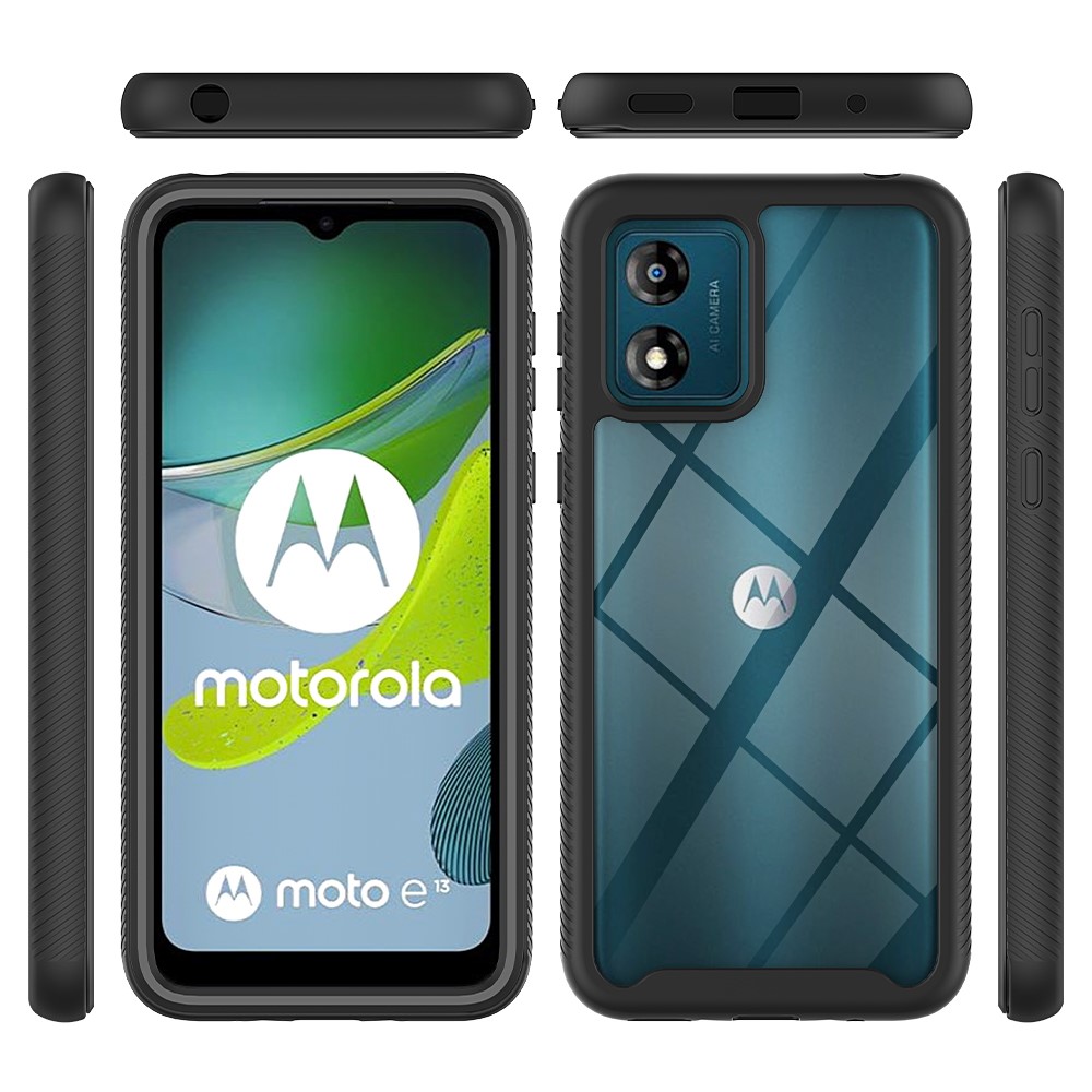 Motorola Moto E13 Mobilskal Full Protection, Svart