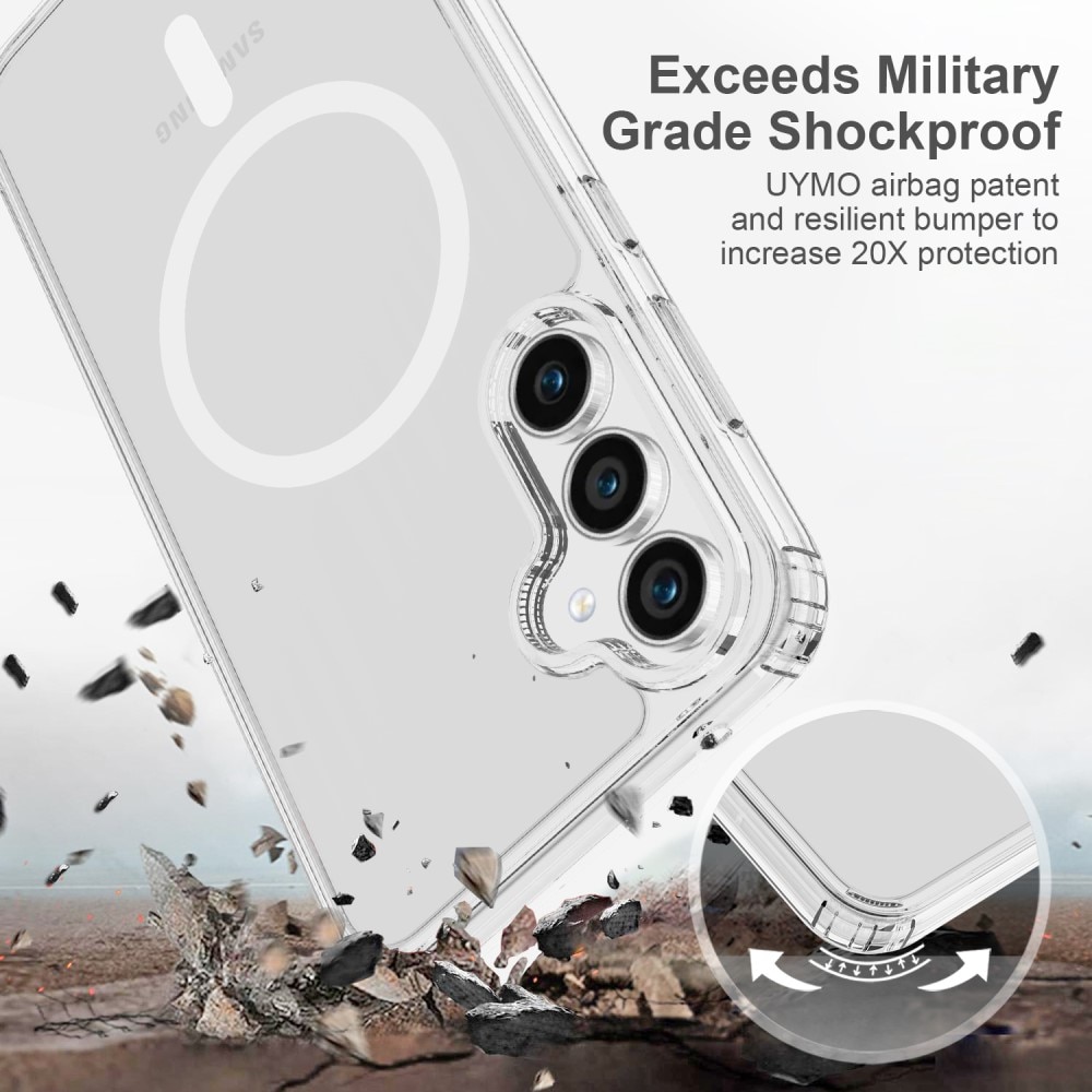 Samsung Galaxy S23 FE MagSafe Hybrid-skal, transparent