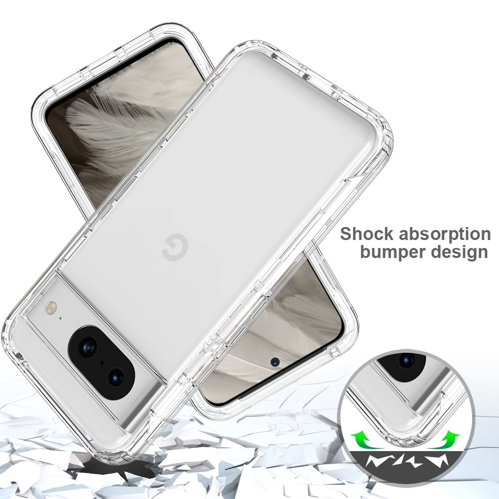 Google Pixel 8 Mobilskal Full Protection, transparent