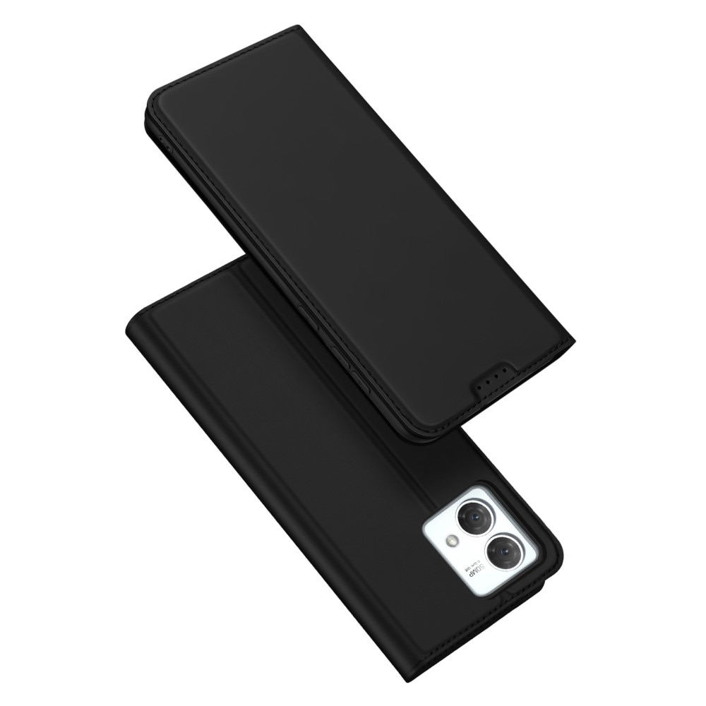 Motorola Moto G84 Slimmat mobilfodral, svart