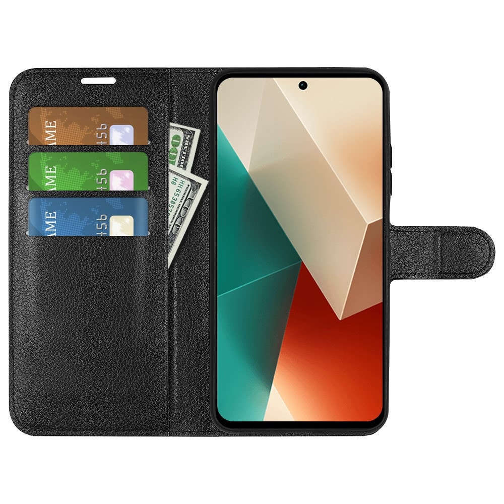 Xiaomi Redmi Note 13 Enkelt mobilfodral, Svart