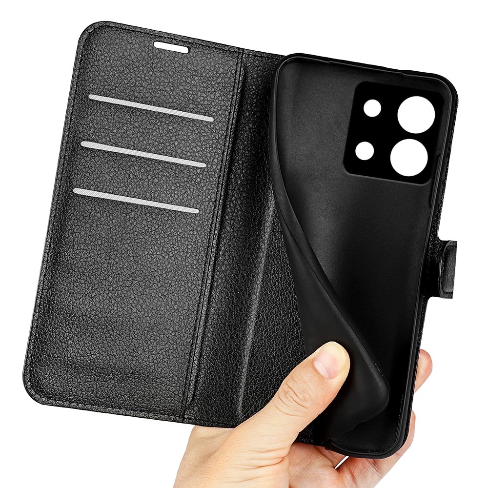 Xiaomi Redmi Note 13 Enkelt mobilfodral, Svart