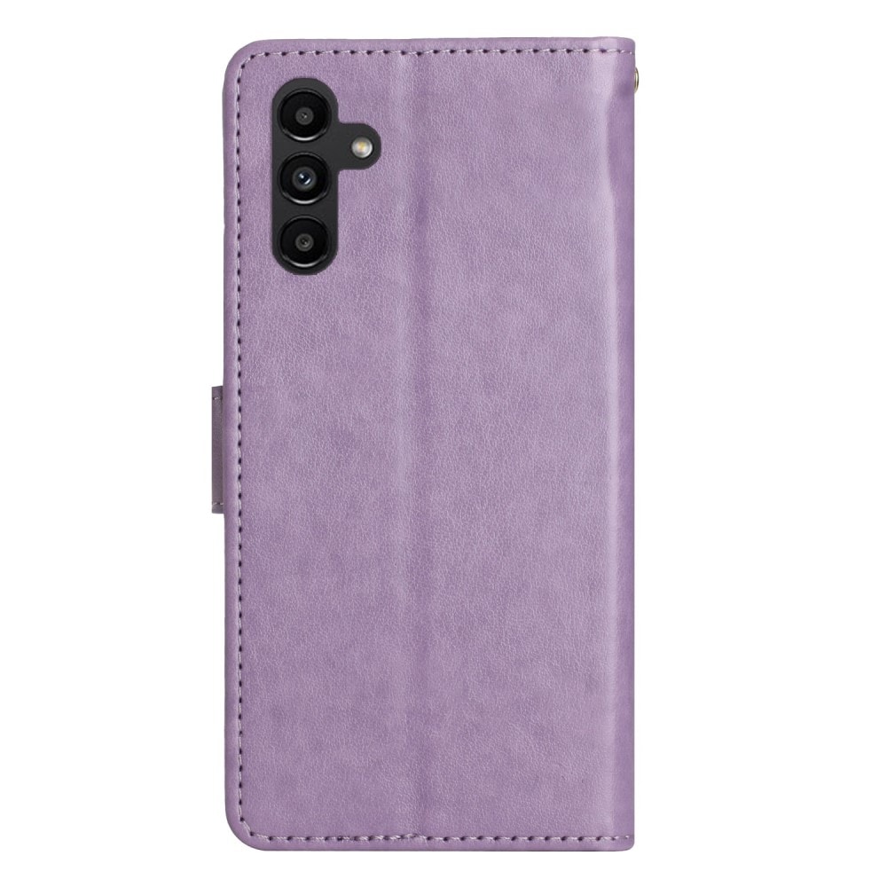 Samsung Galaxy A15 Mobilfodral med fjärilar, lila