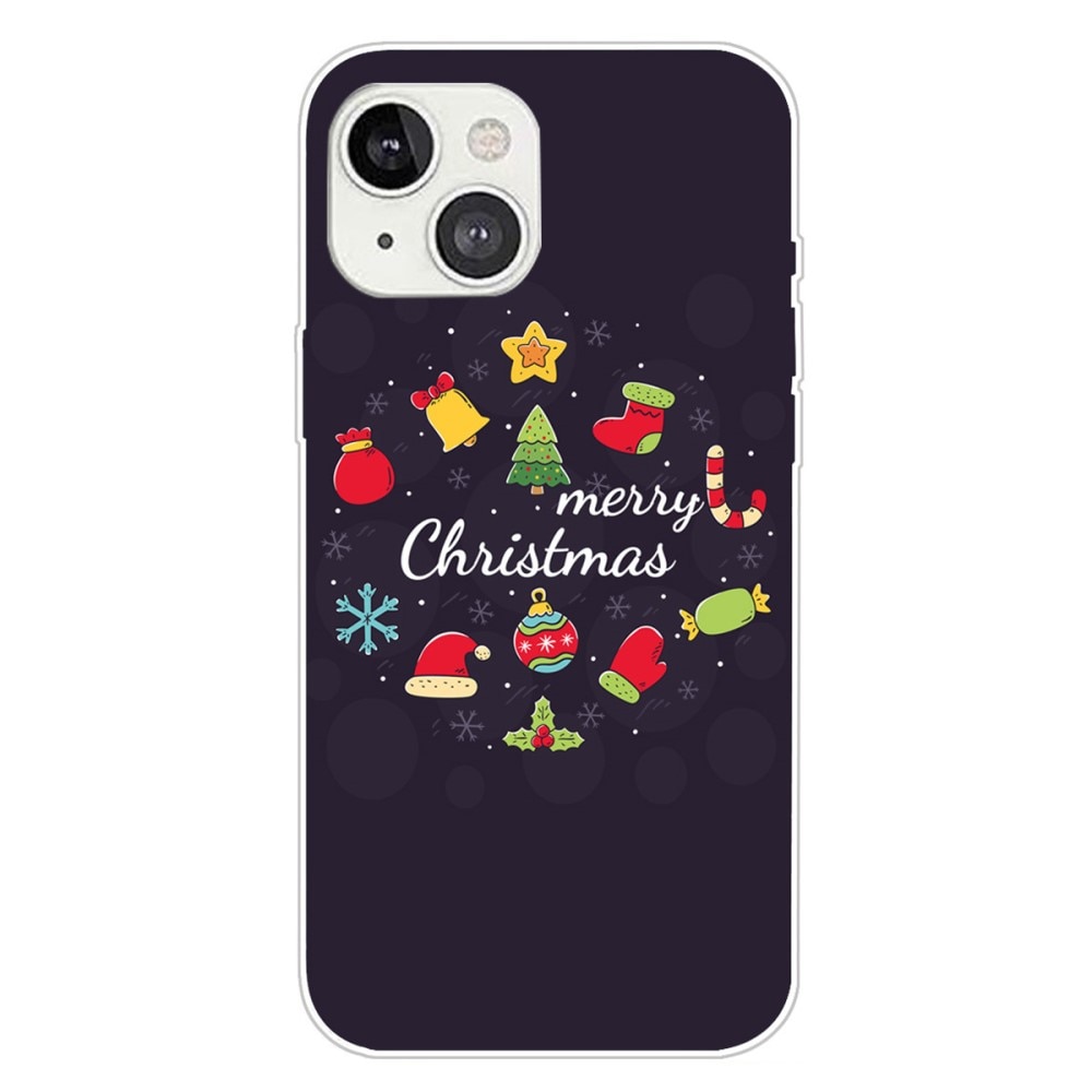 iPhone 15 Mobilskal i TPU, Merry Christmas