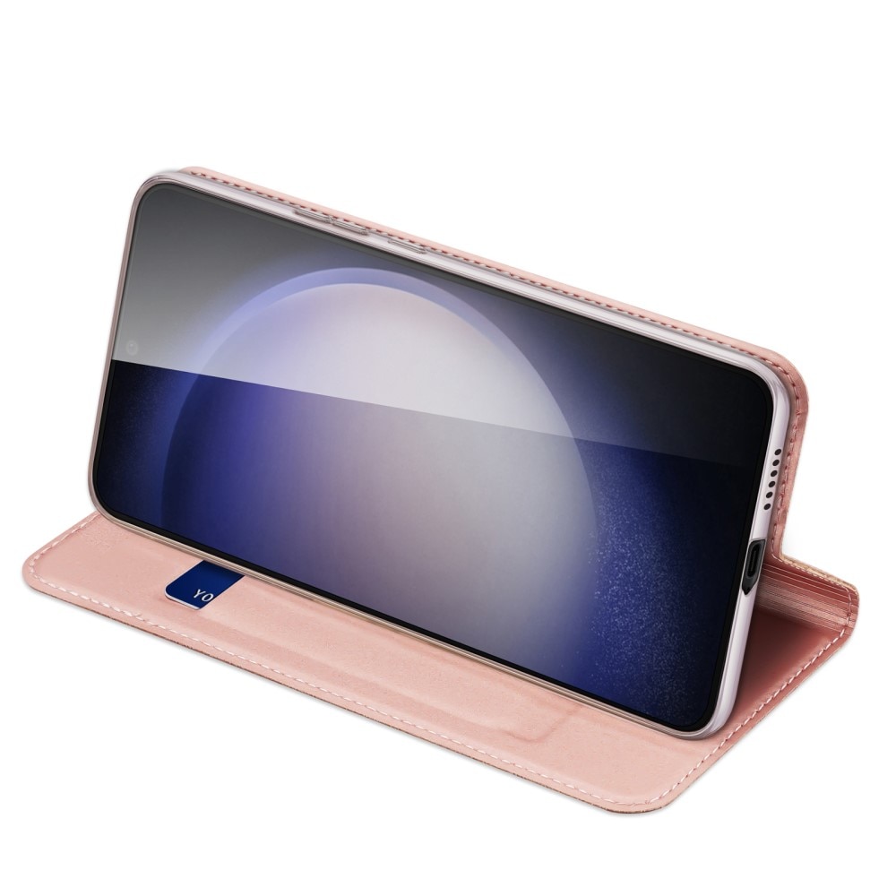 Samsung Galaxy S24 Slimmat mobilfodral, roséguld