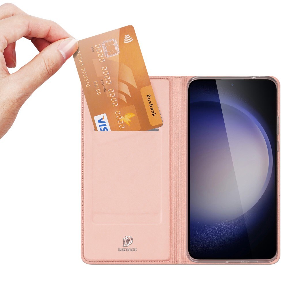 Samsung Galaxy S24 Plus Slimmat mobilfodral, Roséguld