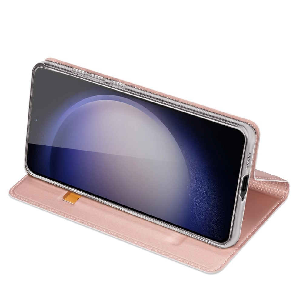 Samsung Galaxy S24 Plus Slimmat mobilfodral, roséguld