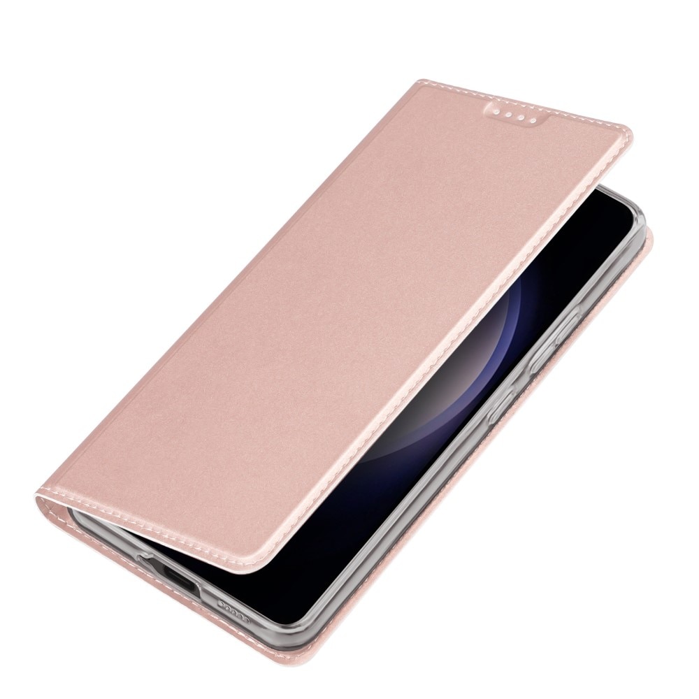 Samsung Galaxy S24 Plus Slimmat mobilfodral, roséguld