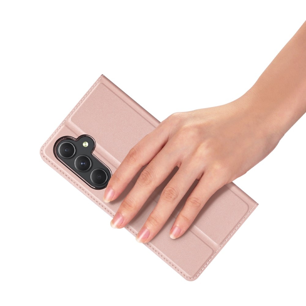 Samsung Galaxy S24 Plus Slimmat mobilfodral, Roséguld