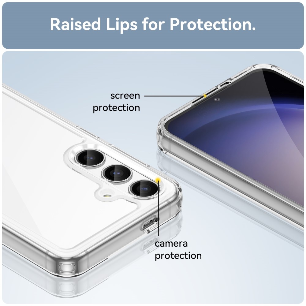 Samsung Galaxy S24 Crystal Hybrid-skal, transparent