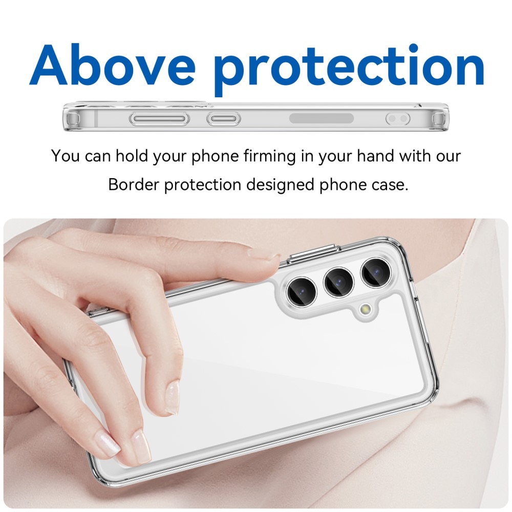 Samsung Galaxy S24 Plus Crystal Hybrid-skal, transparent