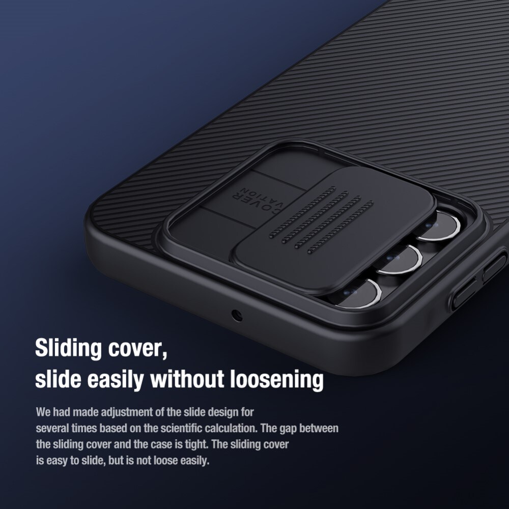 Samsung Galaxy A15 Skal med kameraskydd - CamShield, Svart