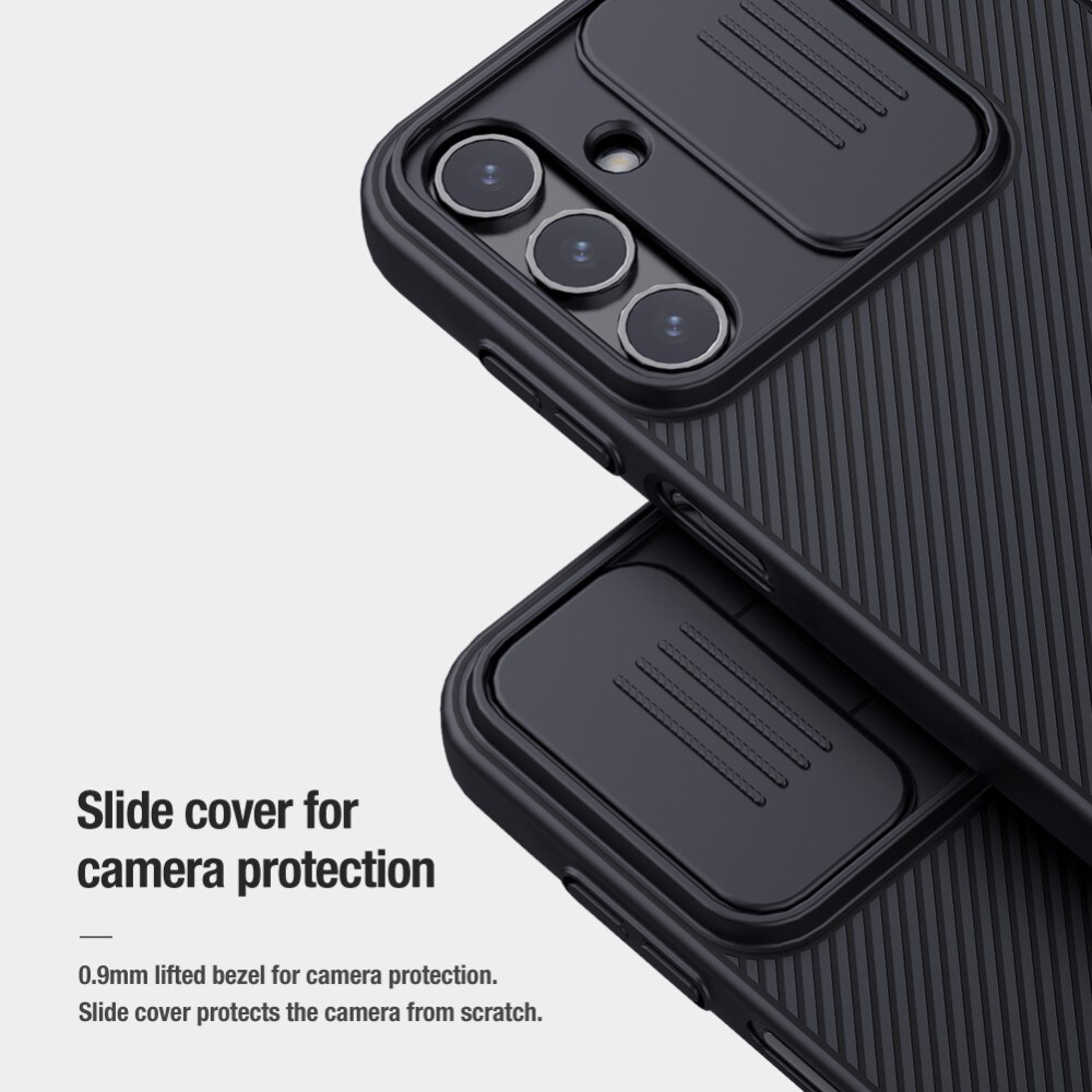 Samsung Galaxy A15 Skal med kameraskydd - CamShield, Svart
