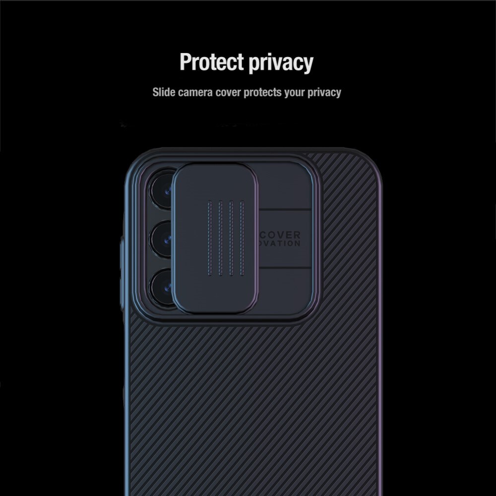 Samsung Galaxy A15 Skal med kameraskydd - CamShield, Svart