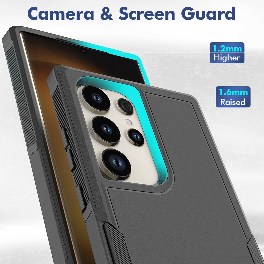 Samsung Galaxy S24 Ultra Hybrid-skal Off-road, Svart