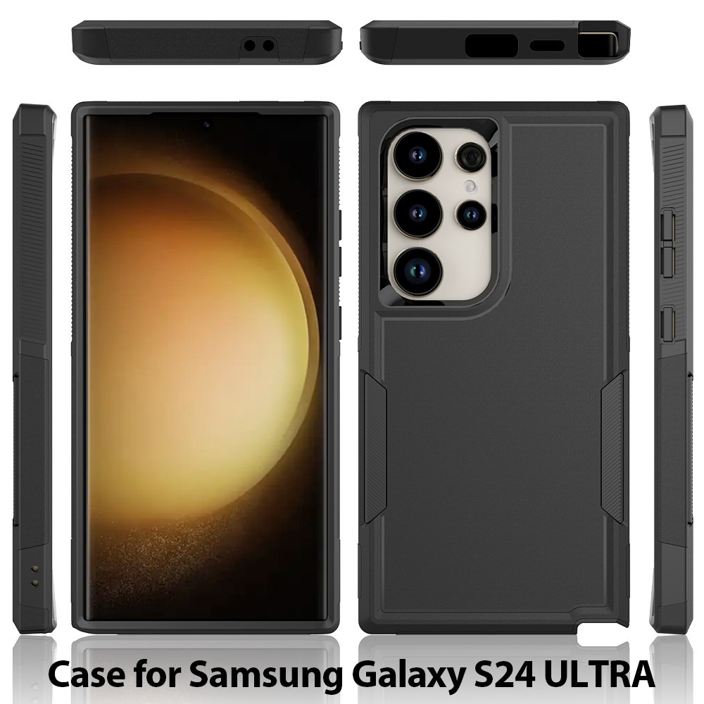 Samsung Galaxy S24 Ultra Hybrid-skal Off-road, Svart