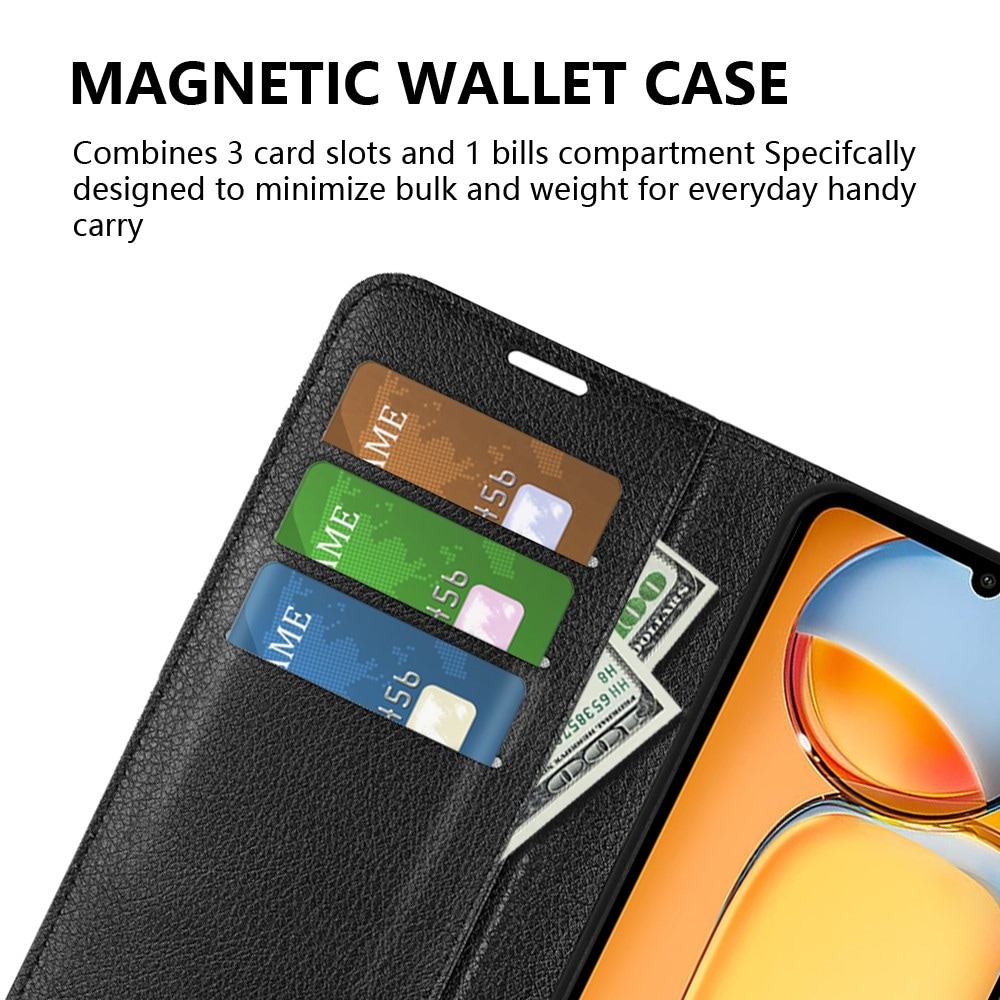 Xiaomi Redmi 13C Enkelt mobilfodral, Svart