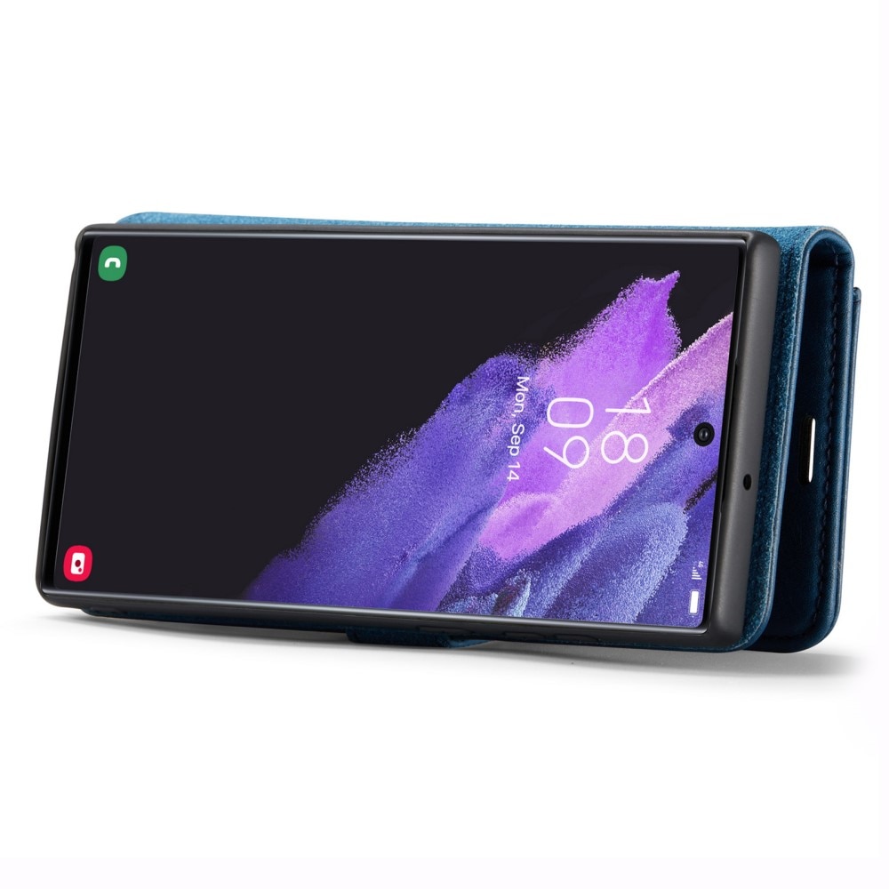 Samsung Galaxy S24 Ultra Plånboksfodral med avtagbart skal, blå