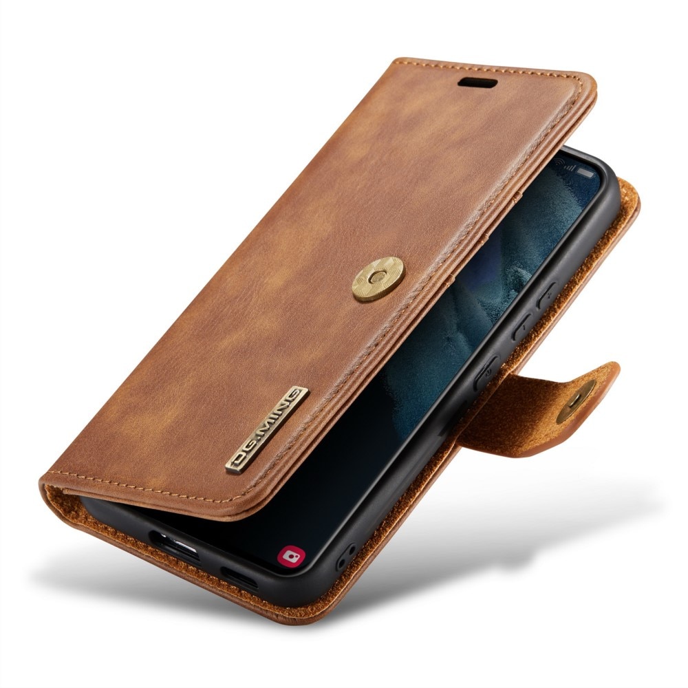 Samsung Galaxy S24 Plus Plånboksfodral med avtagbart skal, cognac