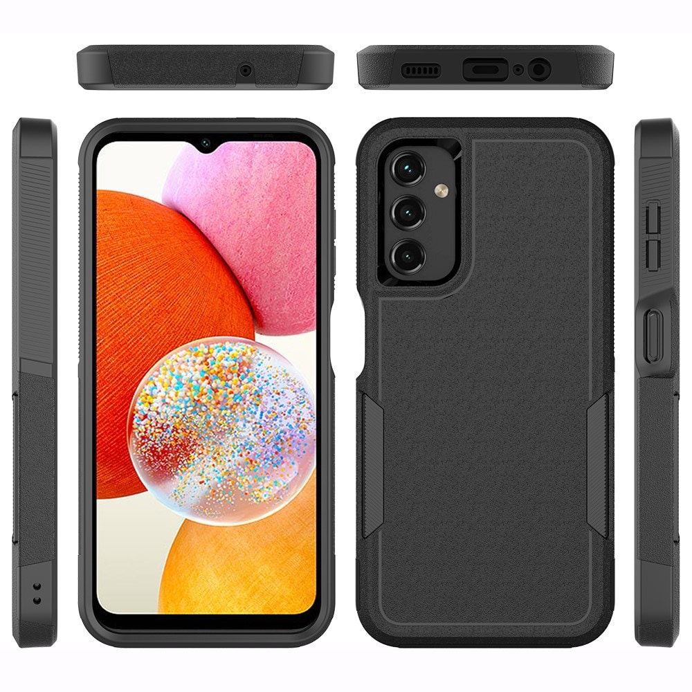 Samsung Galaxy A14 Hybrid-skal Off-road, Svart