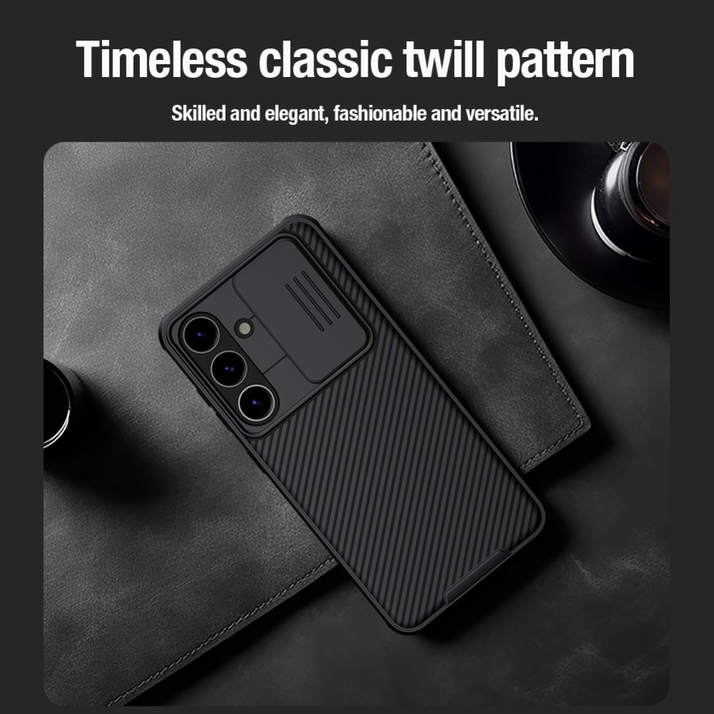 Samsung Galaxy S24 Plus Skal med kameraskydd - CamShield, svart