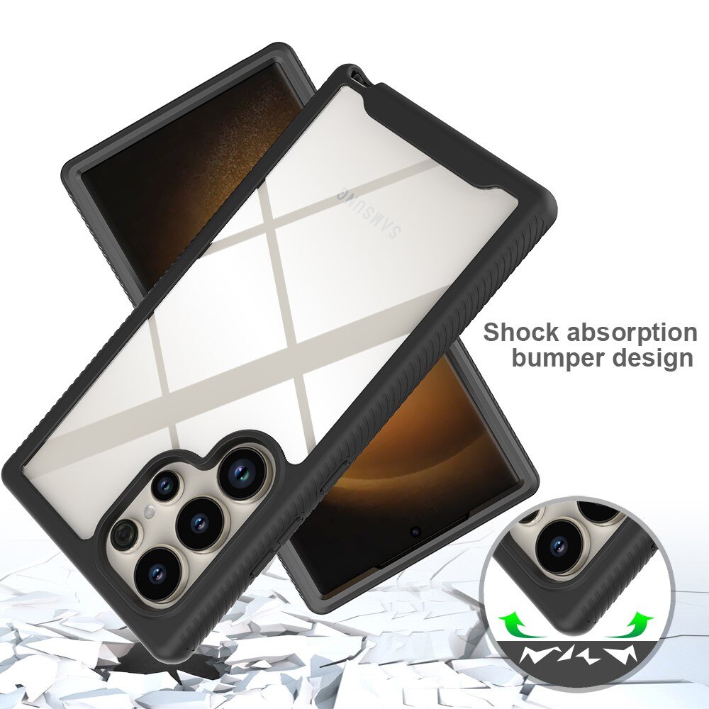 Samsung Galaxy S24 Ultra Mobilskal Full Protection, svart