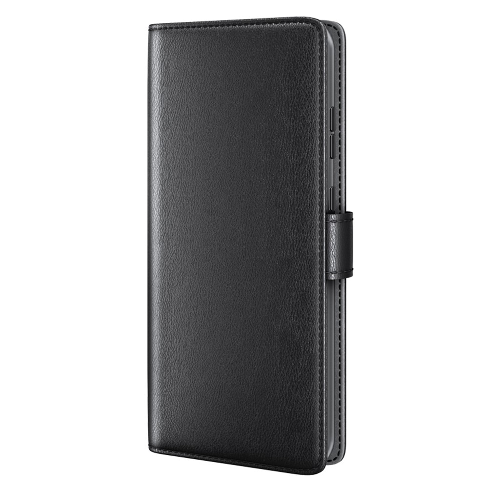 Samsung Galaxy A35 Plånboksfodral i Äkta Läder, svart