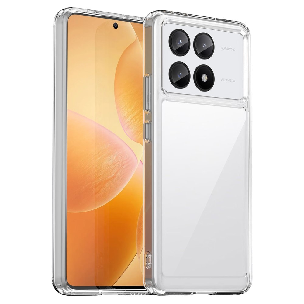 Xiaomi Poco X6 Pro Crystal Hybrid-skal, Genomskinlig