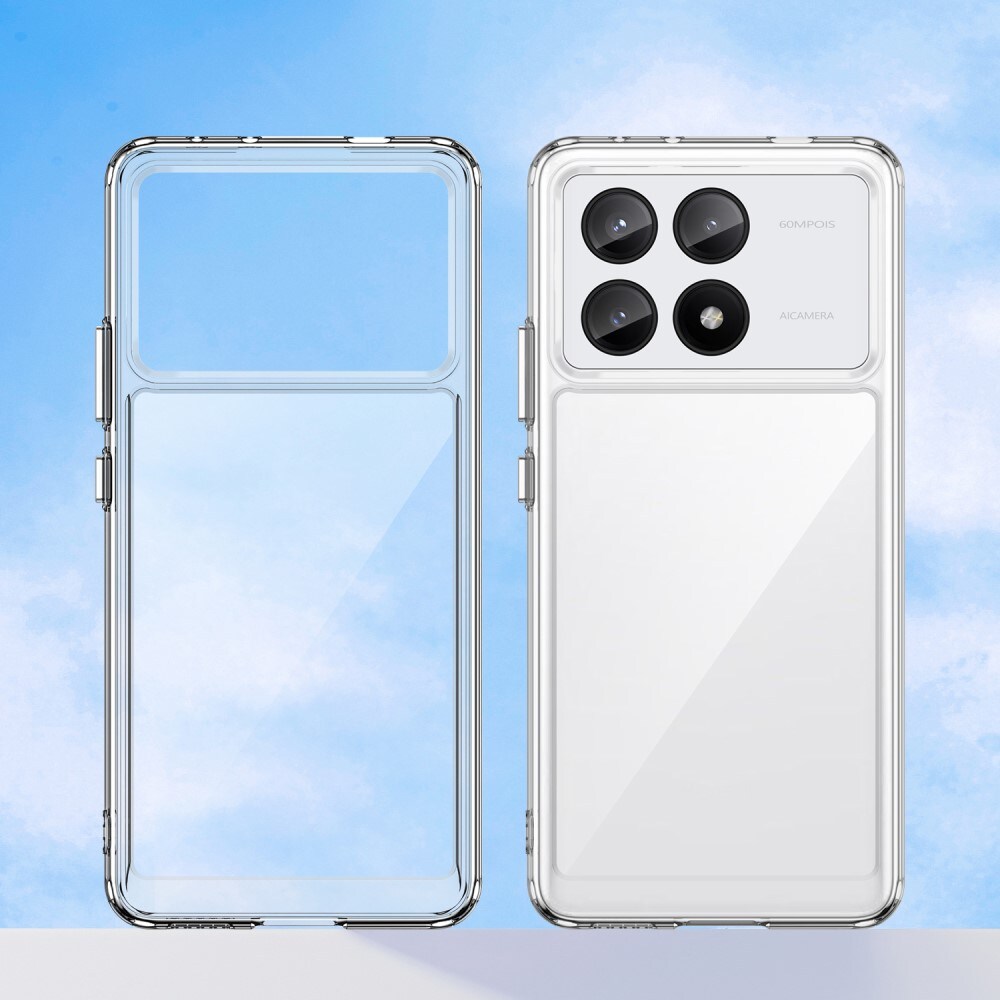 Xiaomi Poco X6 Pro Crystal Hybrid-skal, Genomskinlig