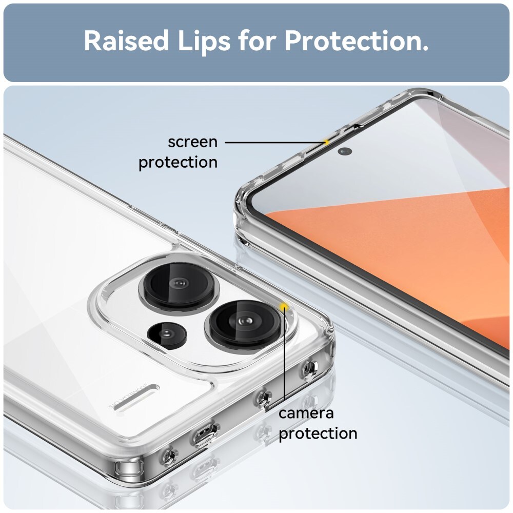 Xiaomi Redmi Note 13 Pro Plus Crystal Hybrid-skal, Genomskinlig
