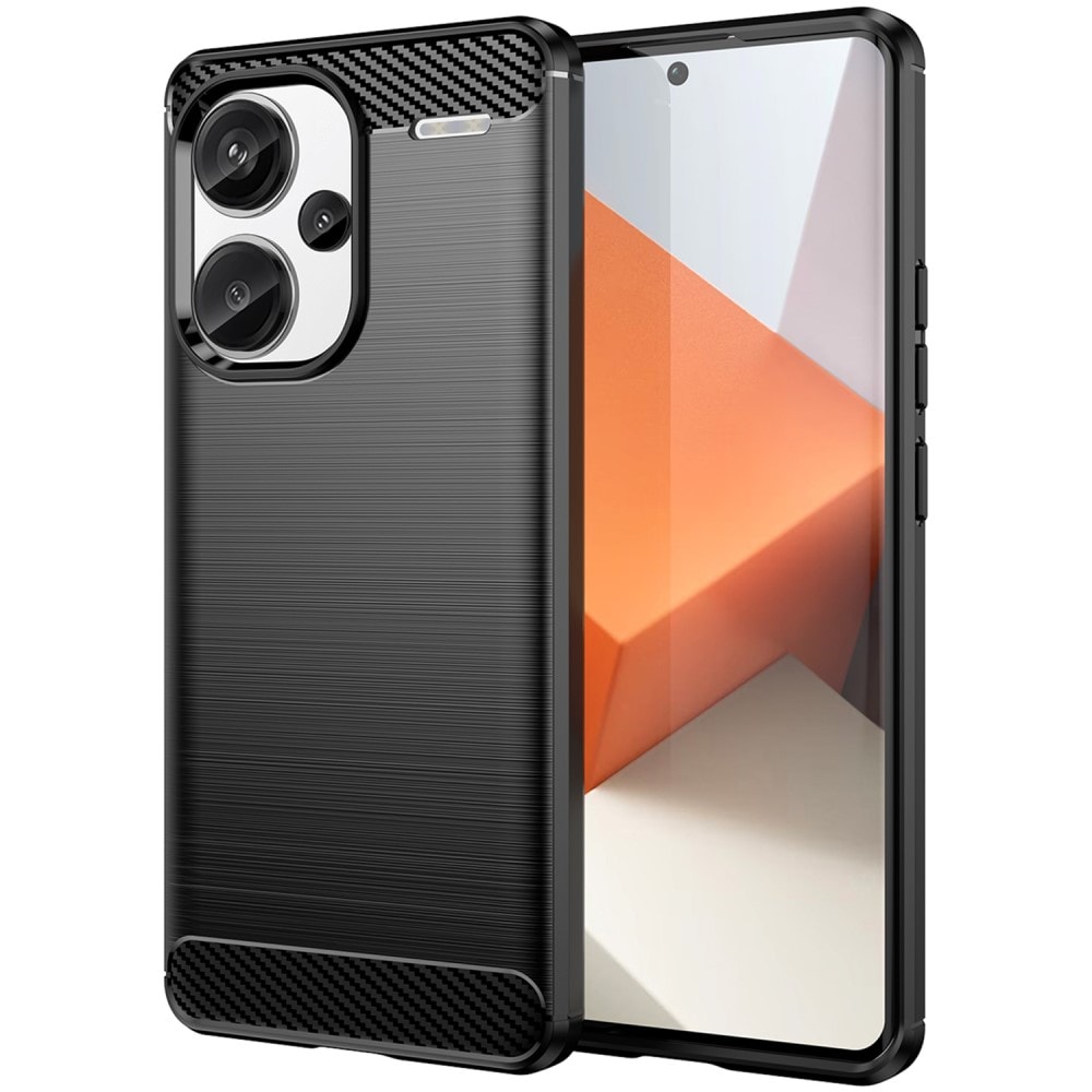 Xiaomi Redmi Note 13 Pro Plus TPU-skal Brushed, Black