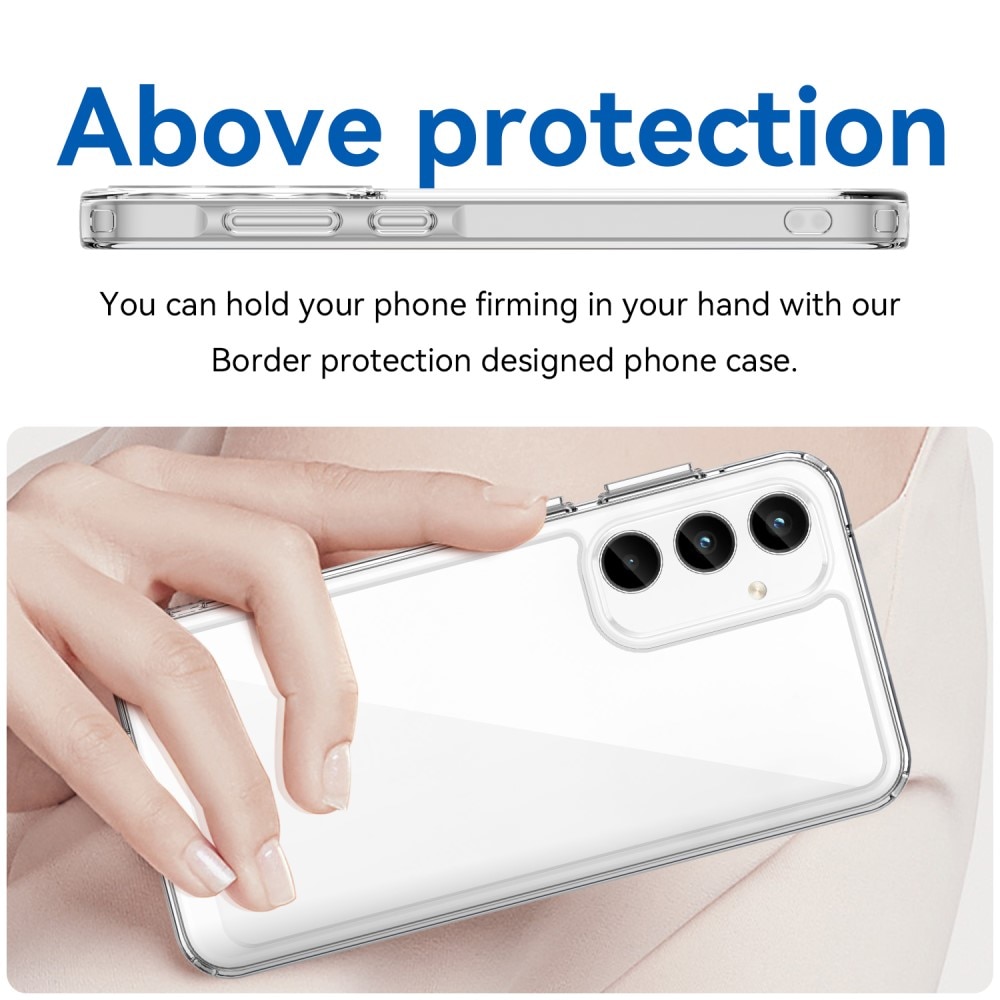 Samsung Galaxy A35 Crystal Hybrid-skal, transparent