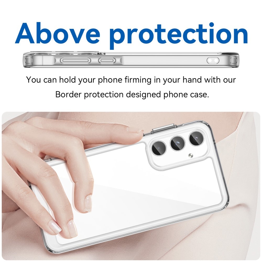 Samsung Galaxy A55 Crystal Hybrid-skal, transparent
