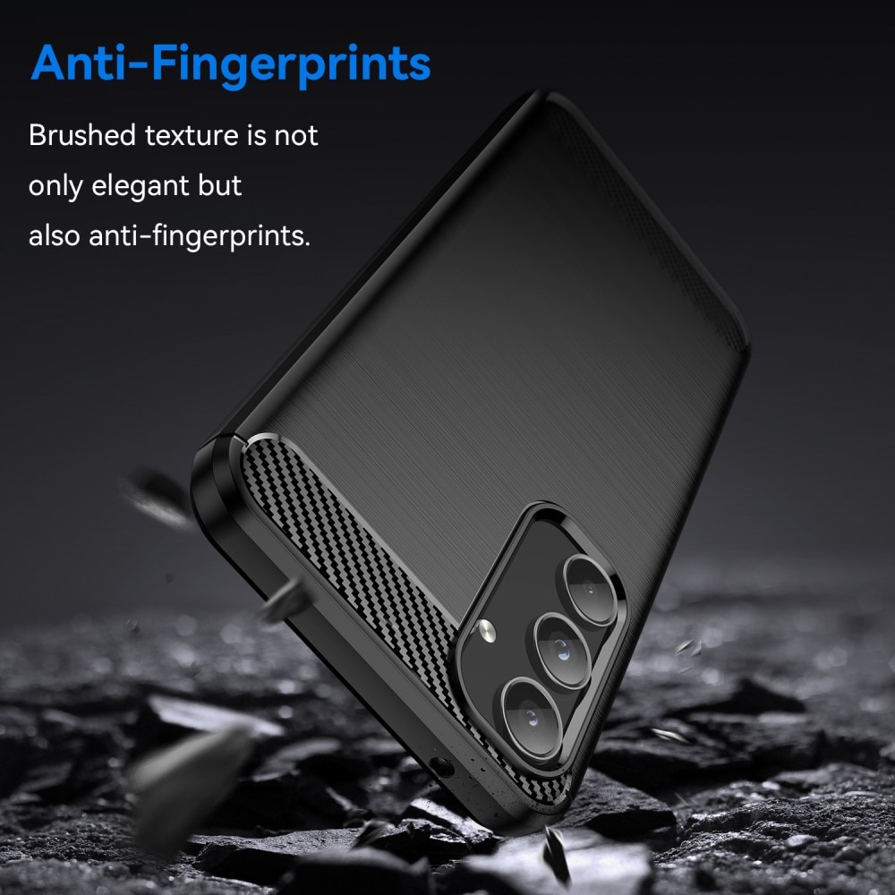 Samsung Galaxy A55 TPU-skal Brushed, Black