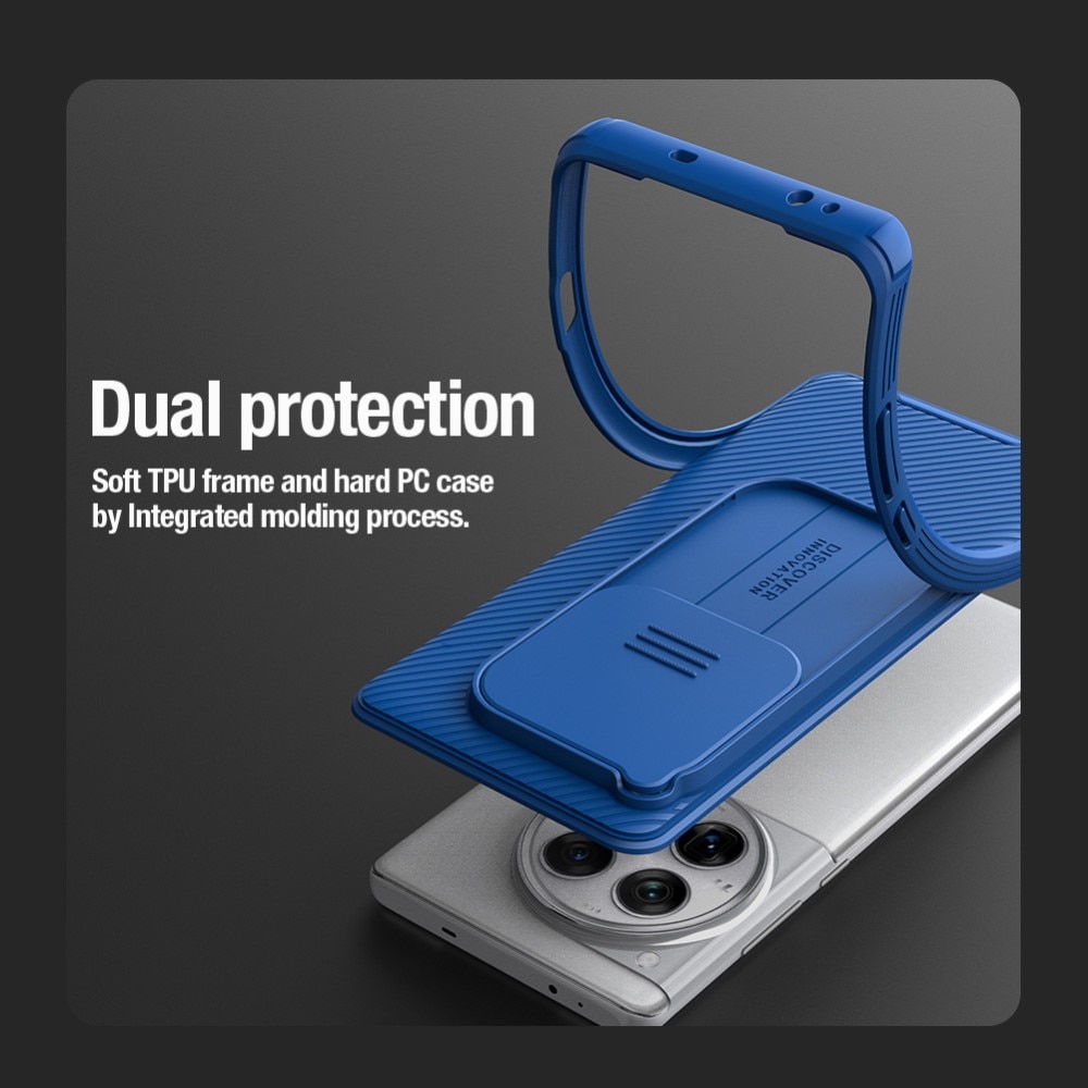 OnePlus 12 Skal med kameraskydd - CamShield, blå