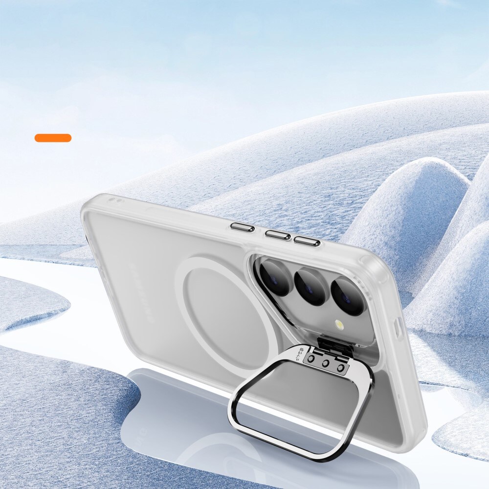Samsung Galaxy S24 Ultra Hybridskal MagSafe med kickstand, Genomskinlig