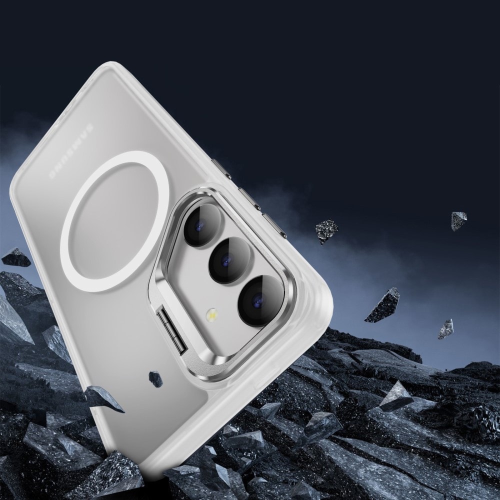 Samsung Galaxy S24 Ultra Hybridskal MagSafe med kickstand, Genomskinlig