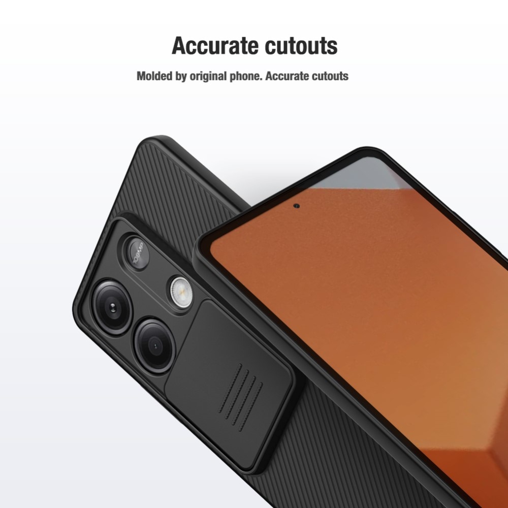 Xiaomi Redmi Note 13 Skal med kameraskydd - CamShield, svart