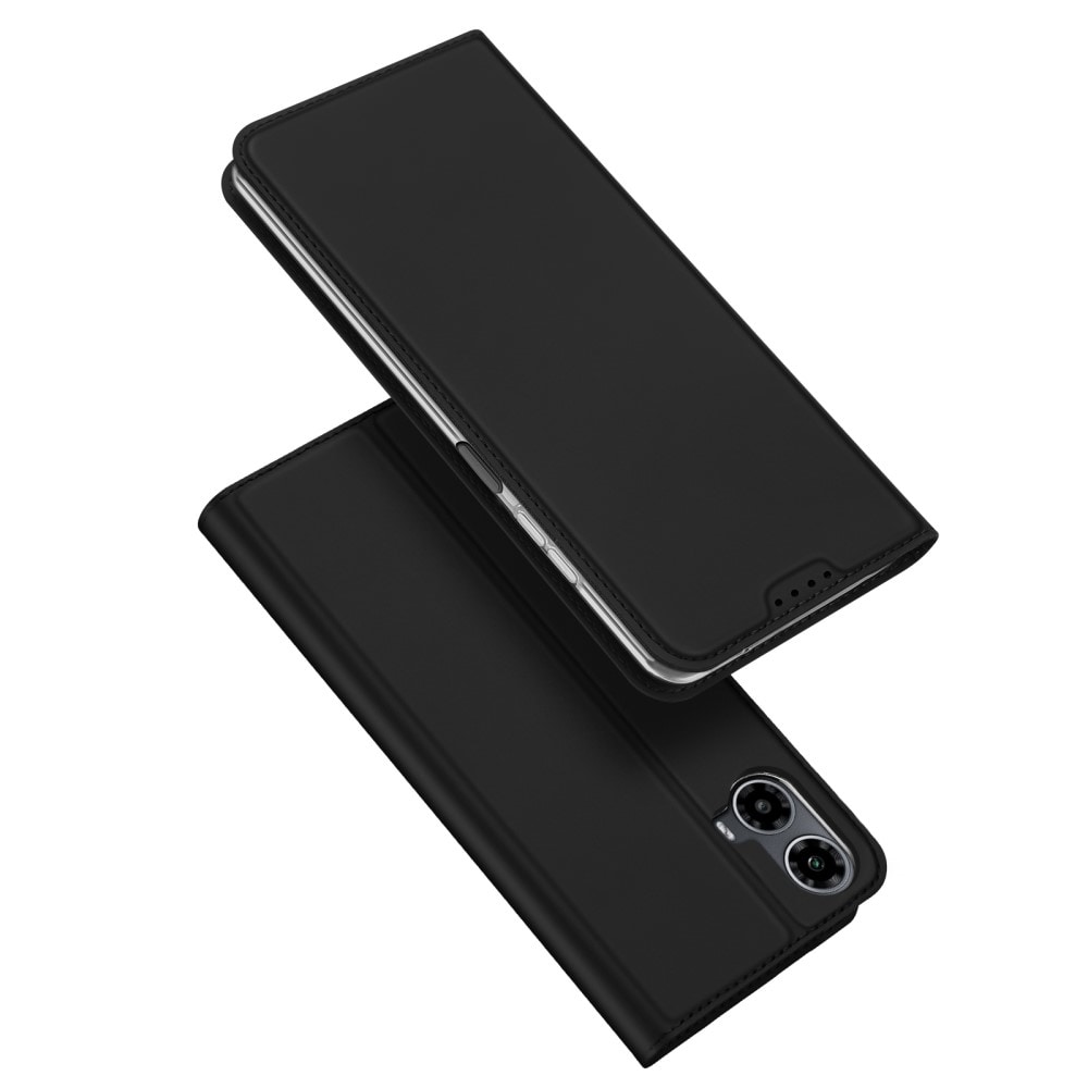Motorola Moto G34 Slimmat mobilfodral, Svart