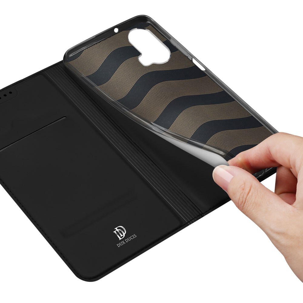 Motorola Moto G34 Slimmat mobilfodral, Svart