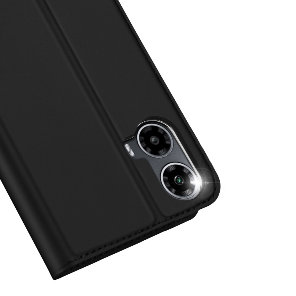 Motorola Moto G34 Slimmat mobilfodral, Svart